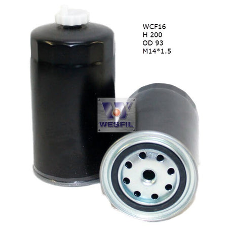 Diesel Fuel Filter Z1055 Fits Iveco WCF16 - Wesfil
