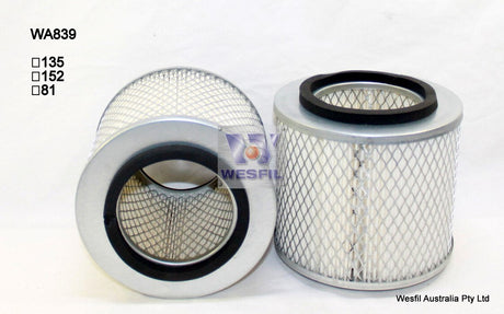 Air Filter HDA5783 Fits Ford/Nissan WA839 - Wesfil