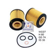 Oil Filter R2635P/R2624P Fits BMW WCO7 - Wesfil