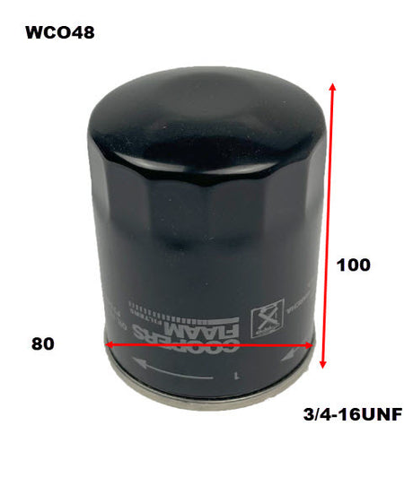 Oil Filter Fits Tata WCO48 - Wesfil
