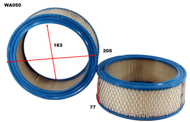 Air Filter A50 Fits Mitsubishi WA050 - Wesfil