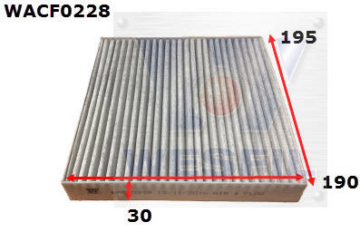 Cabin Filter RCA391MS Fits Jaguar WACF0228 - Wesfil