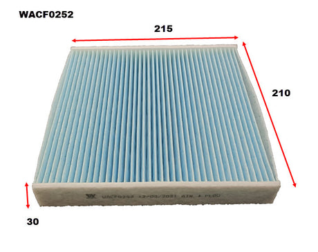 Cabin Filter RCA383P Fits Iveco WACF0252 - Wesfil