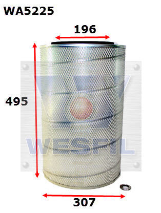 Air Filter HDA5484 Fits Isuzu WA5225 - Wesfil