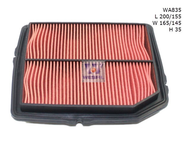 Air Filter A471 Fits Honda WA835 - Wesfil