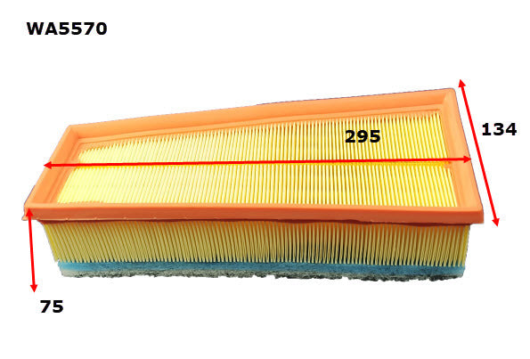Air Filter Fits Mercedes WA5570 - Wesfil
