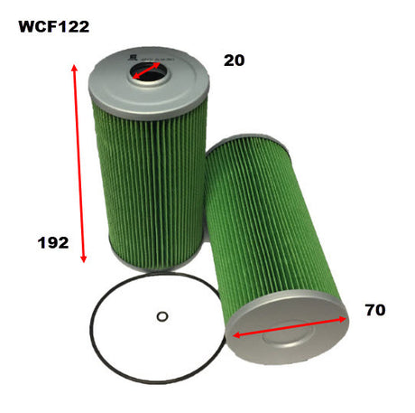 Diesel Fuel Filter R2692P Fits Hino WCF122 - Wesfil