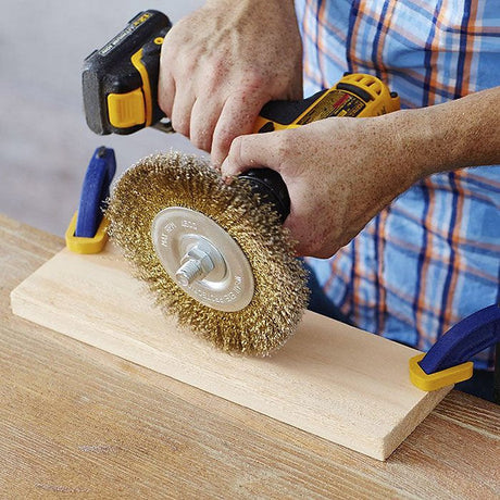 6 Piece Wire Wheel Brush Set Preparing Damaged Surfaces - PKTool