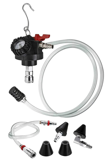 6 Pieces Radiator Vacuum Coolant Refiller Hoses 4 Universal Adaptors - PKTool