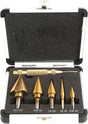6 Pieces Step Drill Bit & Automatic Centre Punch Set - PKTool