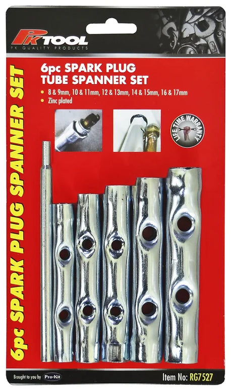 6 Pieces Tube Spanner Set - PKTool | Universal Auto Spares