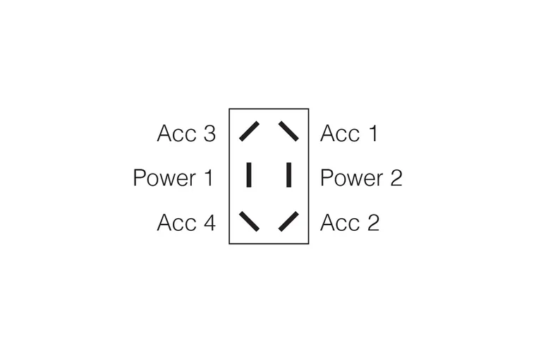 Heavy Duty Toggle Switch On/Off/On DPDT 25A at 12V - Narva