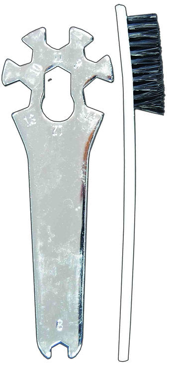 600ml Large Spray Gun Spanner & Cleaning Brush - PKTool