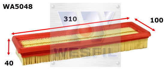 Air Filter A1607 Fits Renault WA5048 - Wesfil