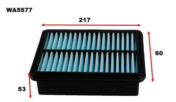 Air Filter Fits Mazda WA5577 - Wesfil