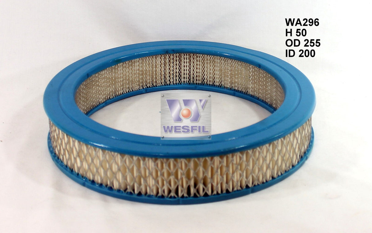Air Filter A296 Fits Honda WA296 - Wesfil
