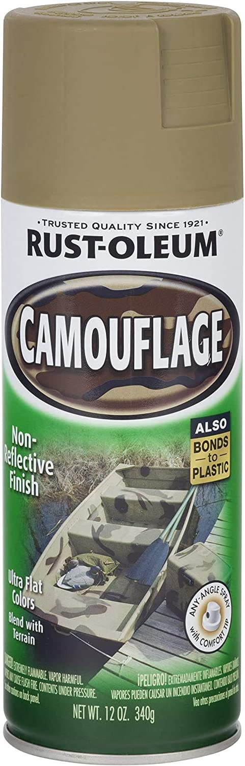 Specialty Khaki Camouflage Non-Reflective Finish 340g - Rust-Oleum
