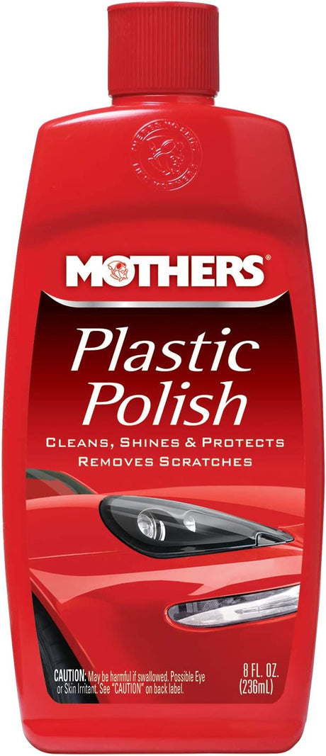 Plastic Polish Cleans Stains From Vehicle 236ml - Mothers | Universal Auto Spares