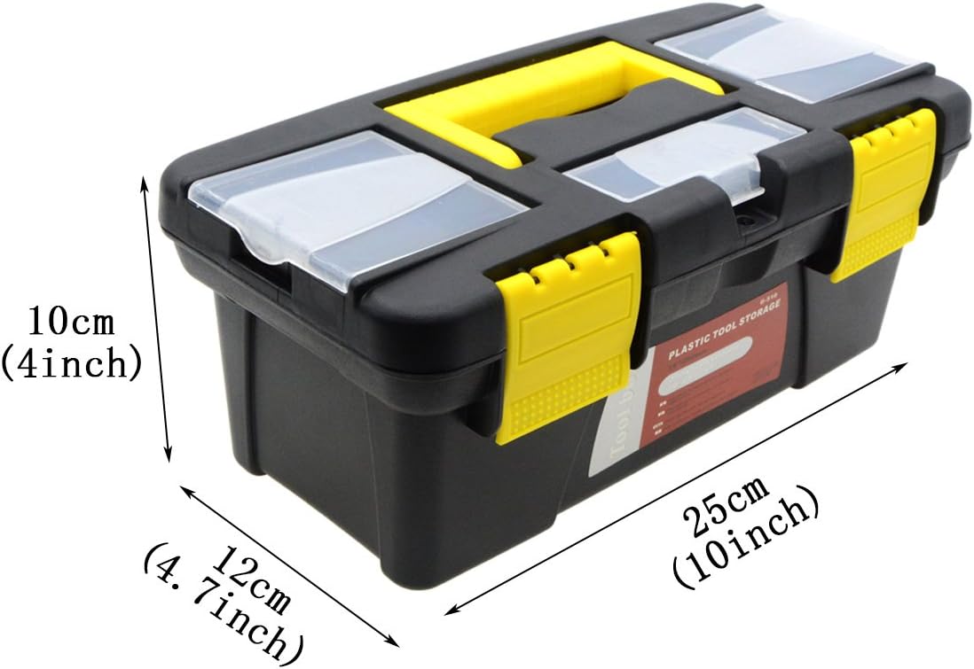 Light Duty Plastic Tool Storage Box 5 Compartments
