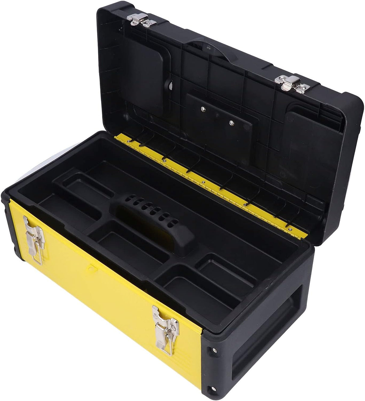 Large Portable Toolbox Iron Storage Box 405 x 190 x 185mm - DAGUAN