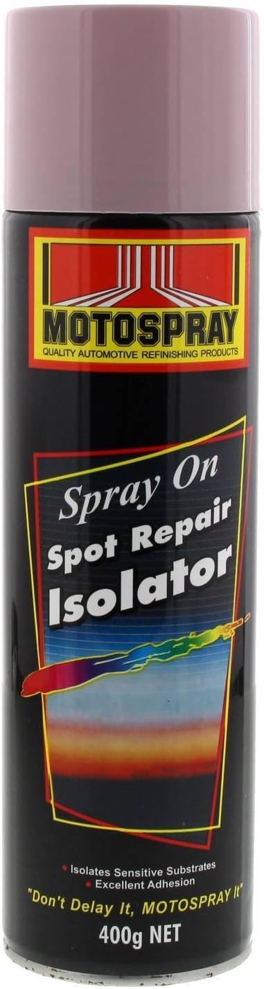 Spot Repair Isolator Spray On Paint Can 400g - Motospray | Universal Auto Spares