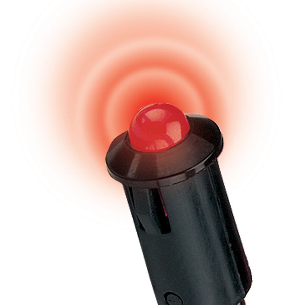 12 Volt Alarm Pilot Lamp Pre-wired with Flashing Red LED - Narva