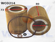 Oil Filter Fits BMW WCO214 - Wesfil