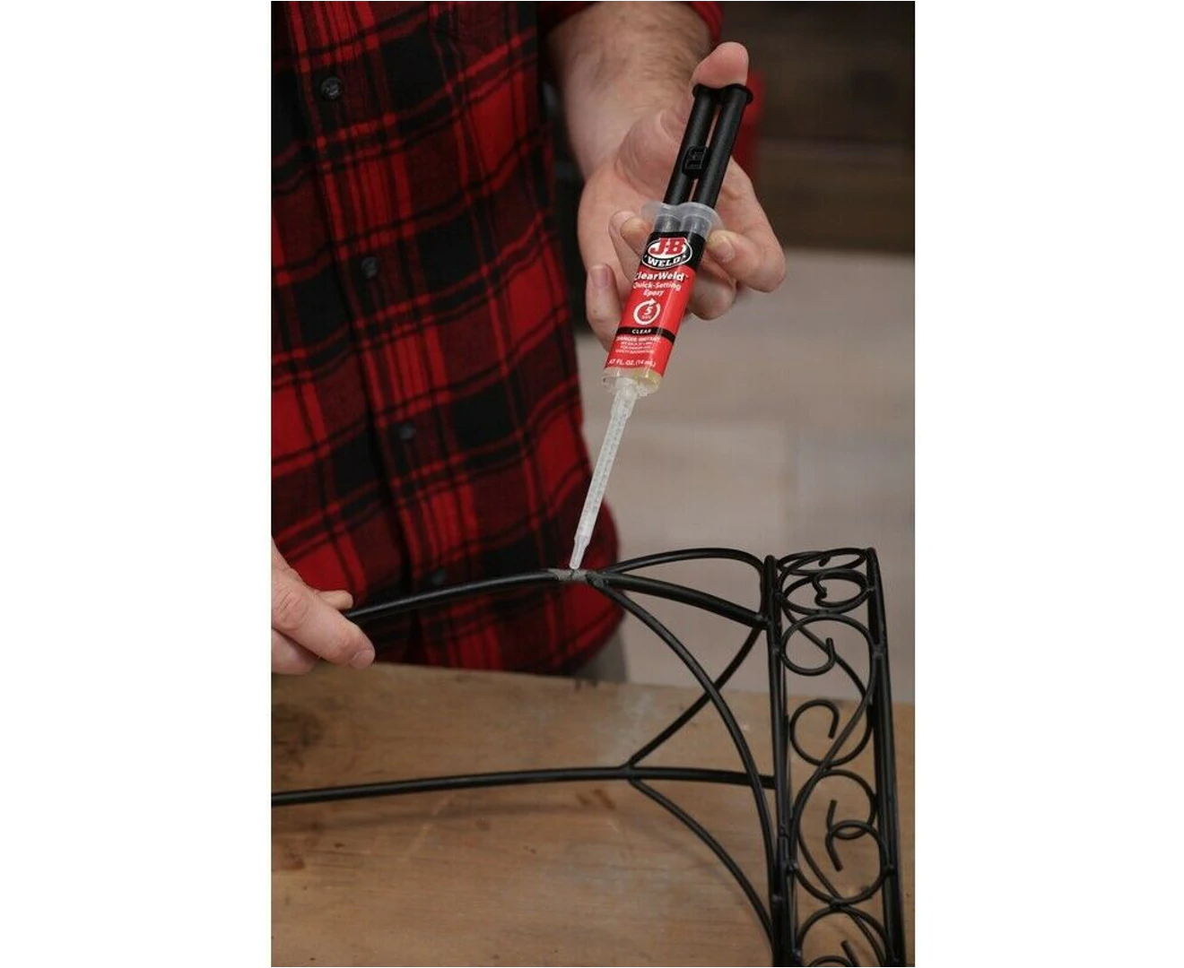 Clear Weld Quick Setting Epoxy High Strength 14mL - J-B Weld