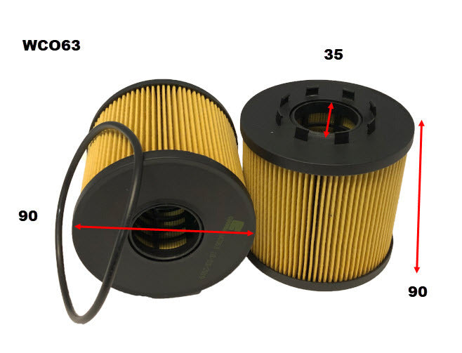 Oil Filter R2764P Fits Renault WCO63 - Wesfil