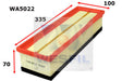 Air Filter A1653 Fits Citroen WA5022 - Wesfil