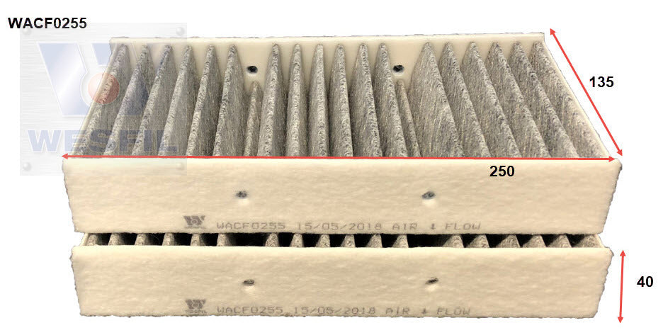 Cabin Filter Fits Mercedes WACF0255 - Wesfil