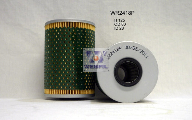 Oil Filter R2418P Fits BMW WR2418P - Wesfil
