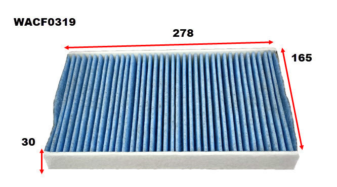 Cabin Filter Fits Maserati WACF0319 - Wesfil
