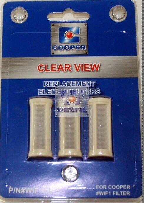 Universal In-Line Fuel Filter Replacement Elements WIF1EL - Wesfil