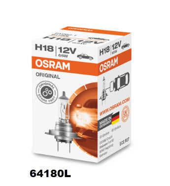 Hal. H18 12V 65W PY26D-1 64180L - OSRAM | Universal Auto Spares