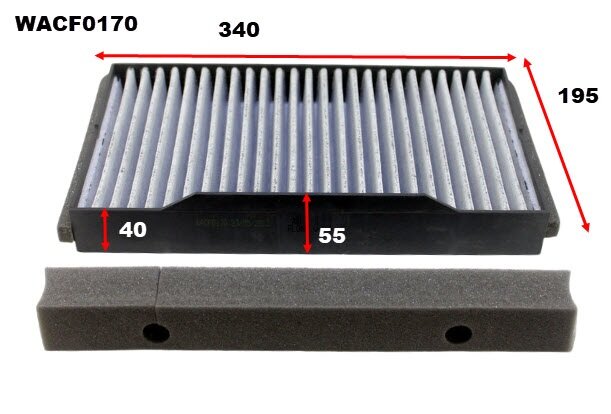Cabin Filter RCA218C Fits Saab WACF0170 - Wesfil