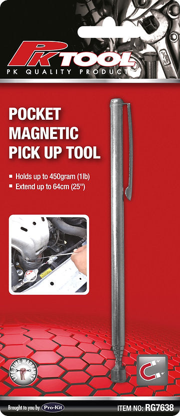 64cm (25”) Telescopic Magnetic Pocket Tool - PKTool | Universal Auto Spares
