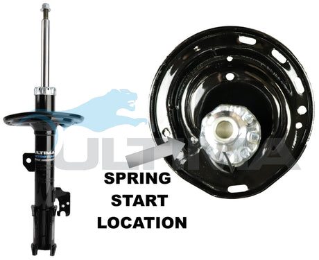 Shock/Strut TOYOTA KLUGER GSU40/GSU45 RX350 10/10 ON RHS FRONT STRUT. FOR RIGHT HAND WOUND SPRING 65800R - Ultima | Universal Auto Spares
