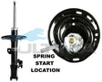 Shock/Strut Fits TOYOTA KLUGER GSU40/GSU45 RX350 10/10 ON RHS FRONT STRUT 65800R - Ultima