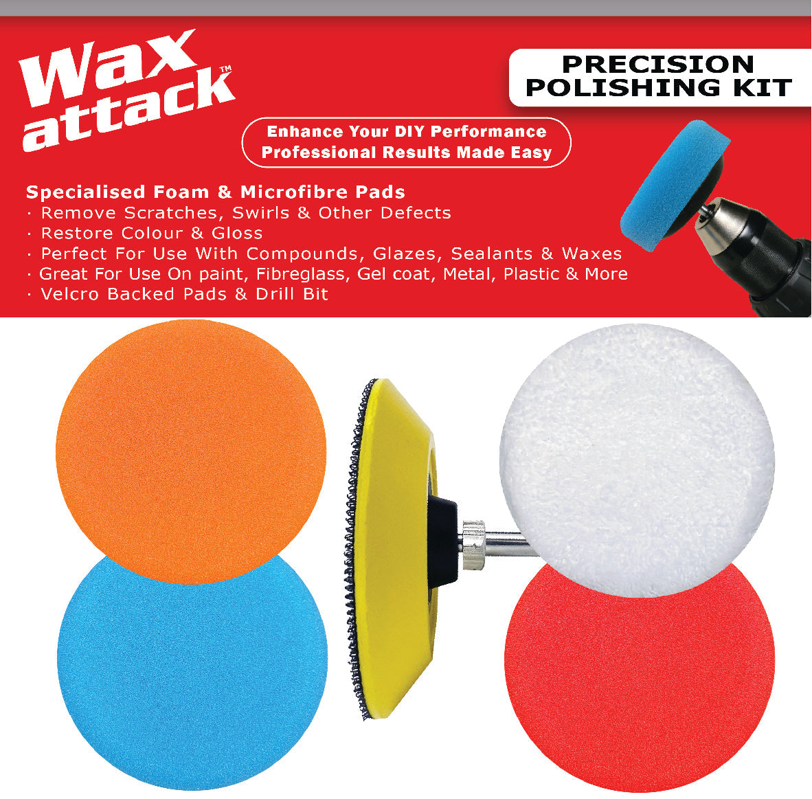 WAX ATTACK™ PRECISION POLISHING KIT - Mothers