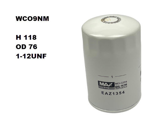 Oil Filter Z726 Fits Jaguar WCO9NM - Wesfil