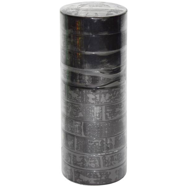PVC Black Insulation Electrical Tape Roll 10 18mm X 20m - NORTON