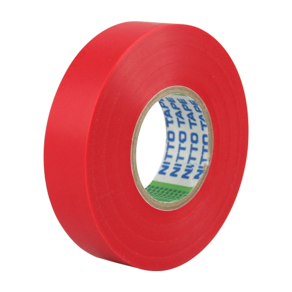PVC Electrical Tape 18mm x 20m Red 10 Pack - NITTO