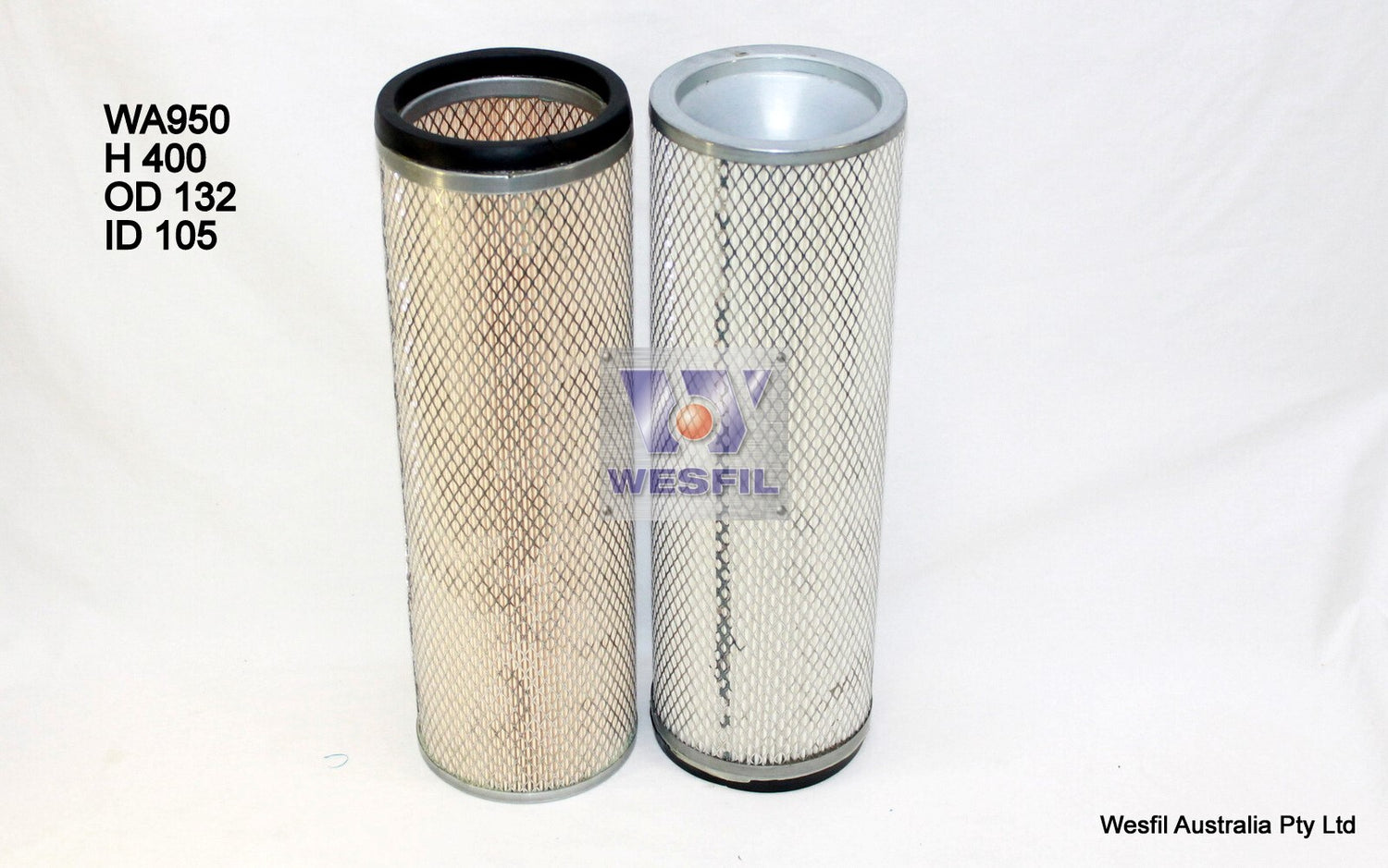 Air Filter HDA5808 Fits Mitsubishi WA950 - Wesfil