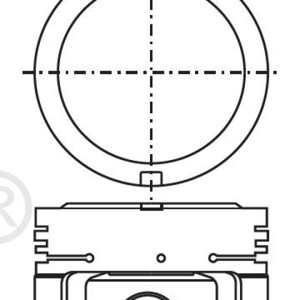 Piston & Pin Set TOYOTA 2F OHV 12V 6P1076-STD - NASON