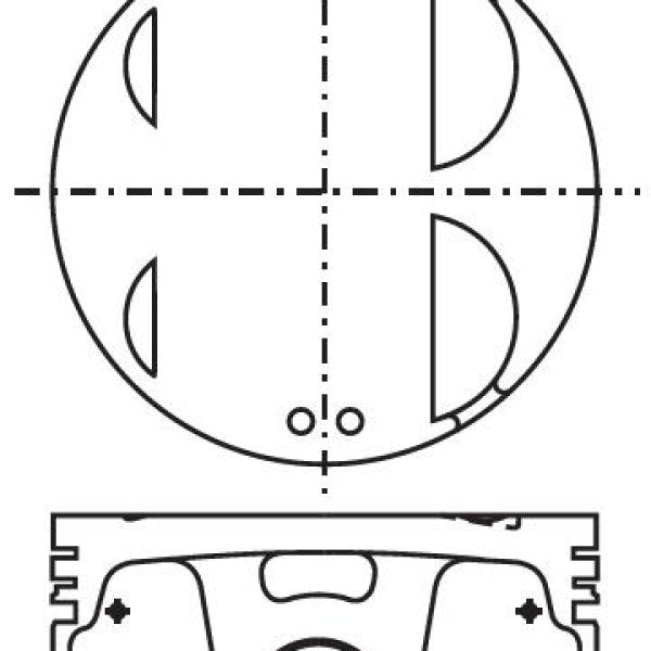 Piston & Pin Set TOYOTA 1MZ-FE DOHC 24V 6P1176-STD - NASON