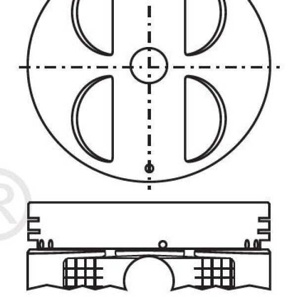 Piston & Pin Set HOLDEN ISUZU 6VD1 SOHC 24V 6P1184-1.00 - NASON
