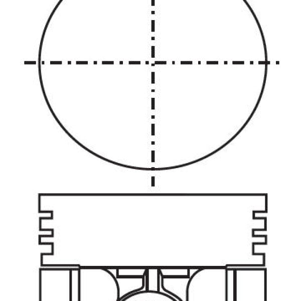 Piston & Pin Set NISSAN P P40 OHV 6P1316-1.50 - NASON