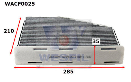 Cabin Filter RCA149C Fits VW/Audi WACF0025 - Wesfil