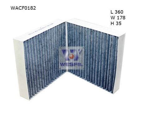 Cabin Filter RCA266C Fits Mercedes WACF0182 - Wesfil